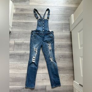 Hollister Boyfriend Overalls Women's Size XS
